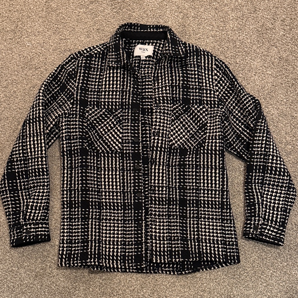Wax London Black and White Men's Shirt